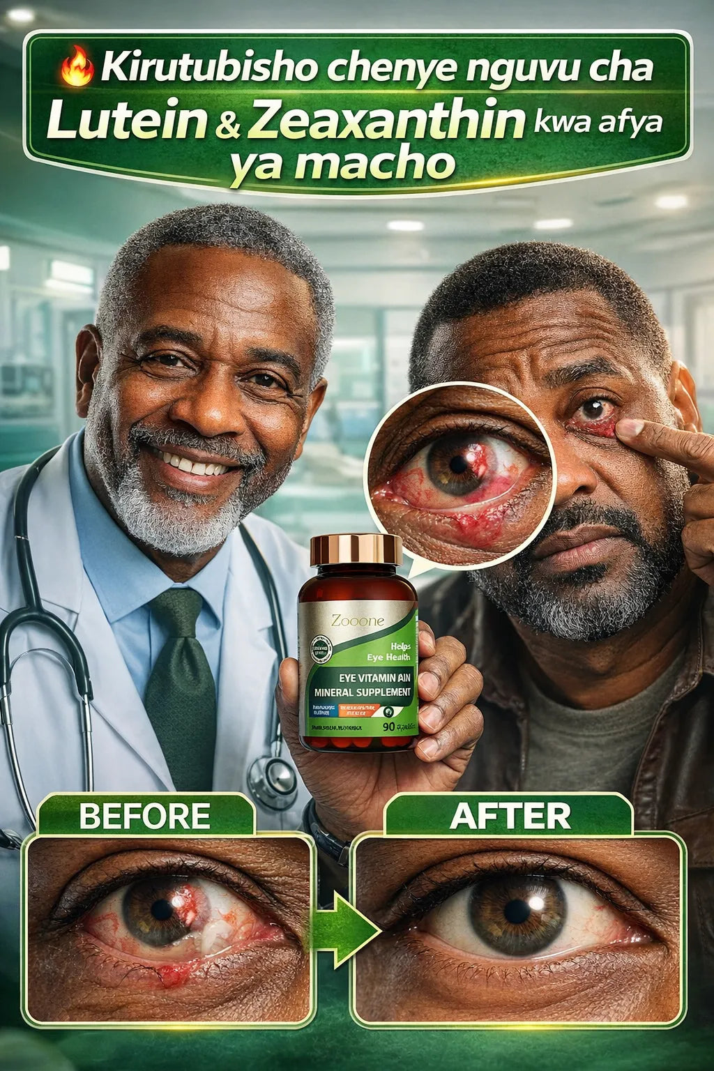 Luteni na zeaxanthin virutubisho