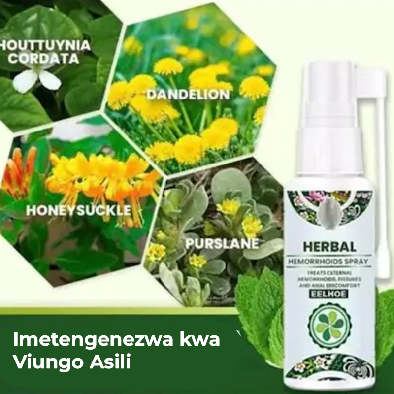 Herbal Hemorrhoid Spray - 100% Natural