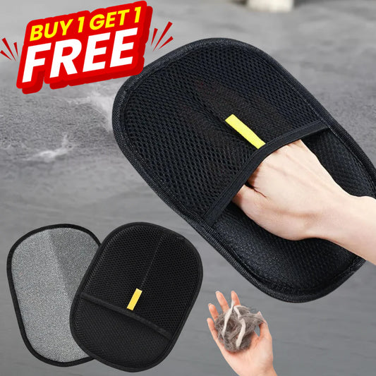 Pet Hair Removal Gloves - Quick, easy fur removal